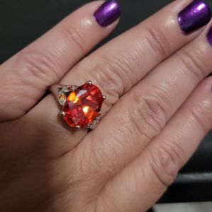 Cocktail ring Red size 7